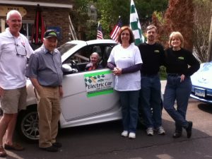Westport Electric Car Club at Memorial Day Parade