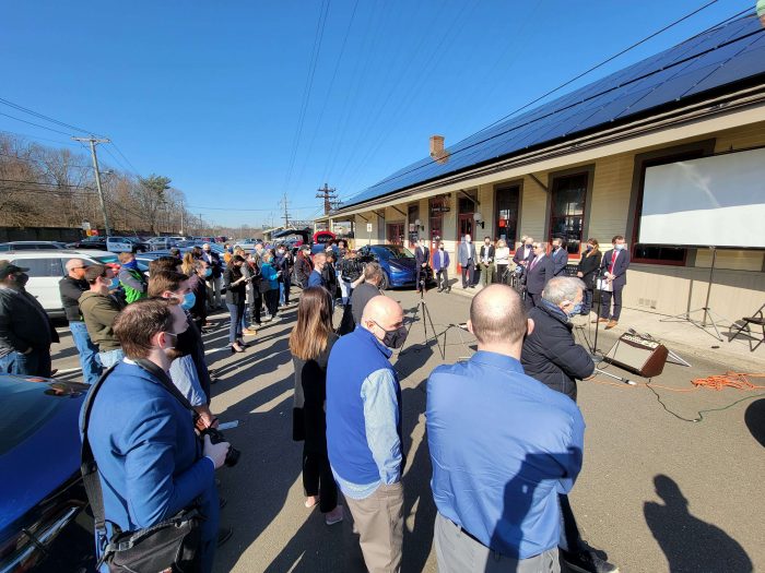 Crowd at SB 127 Press Conference