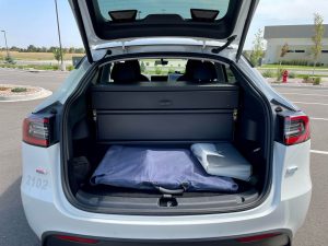 Boulder Model Y Police Vehicle Rear Cargo Area