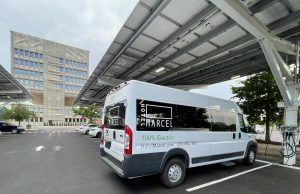 Maxwell EV Shuttle at Hotel Marcel, New Haven, CT