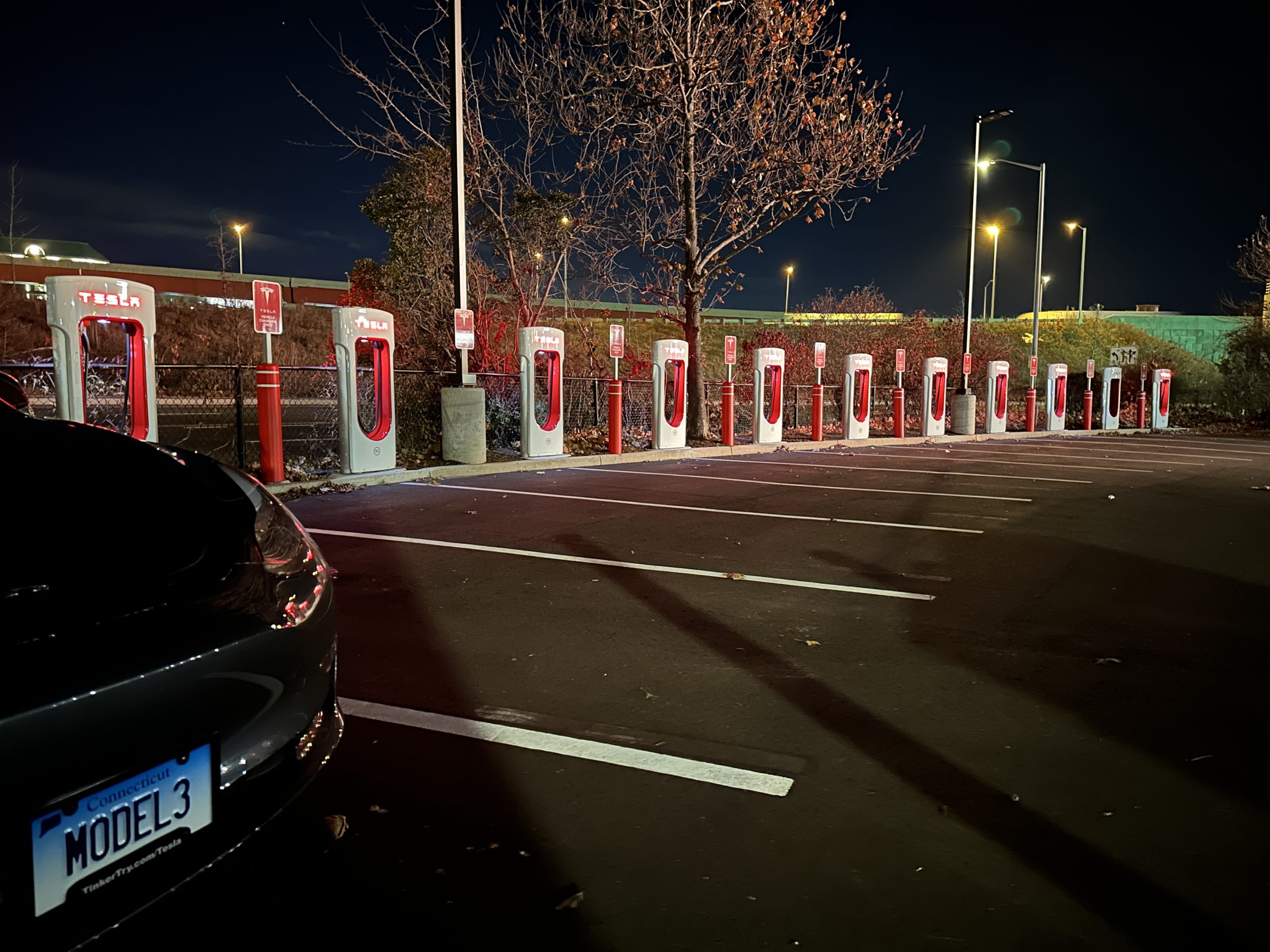 Tesla Superchargers at Hotel Marcel