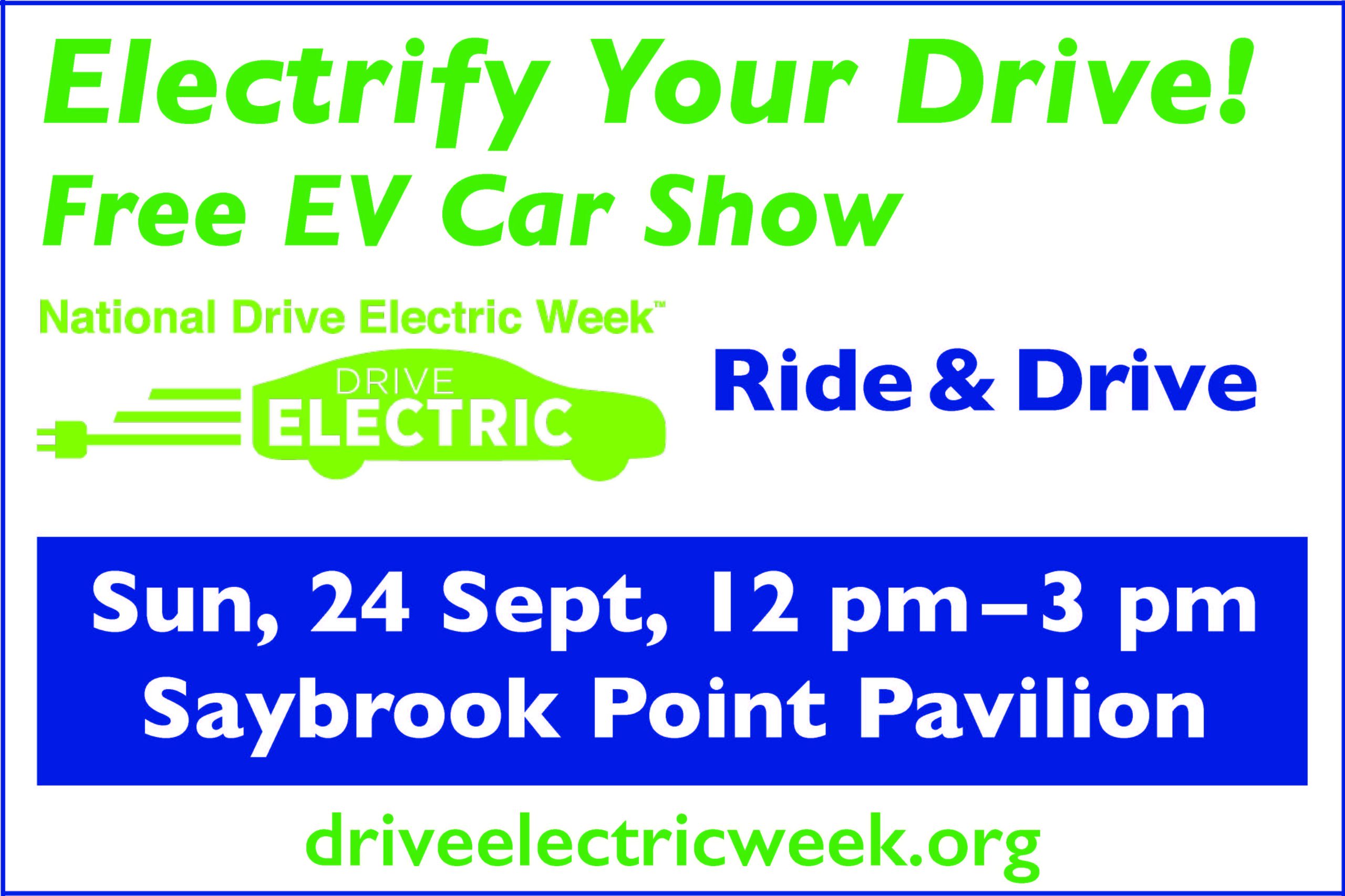 Drive Electric Week Event in Old Saybrook