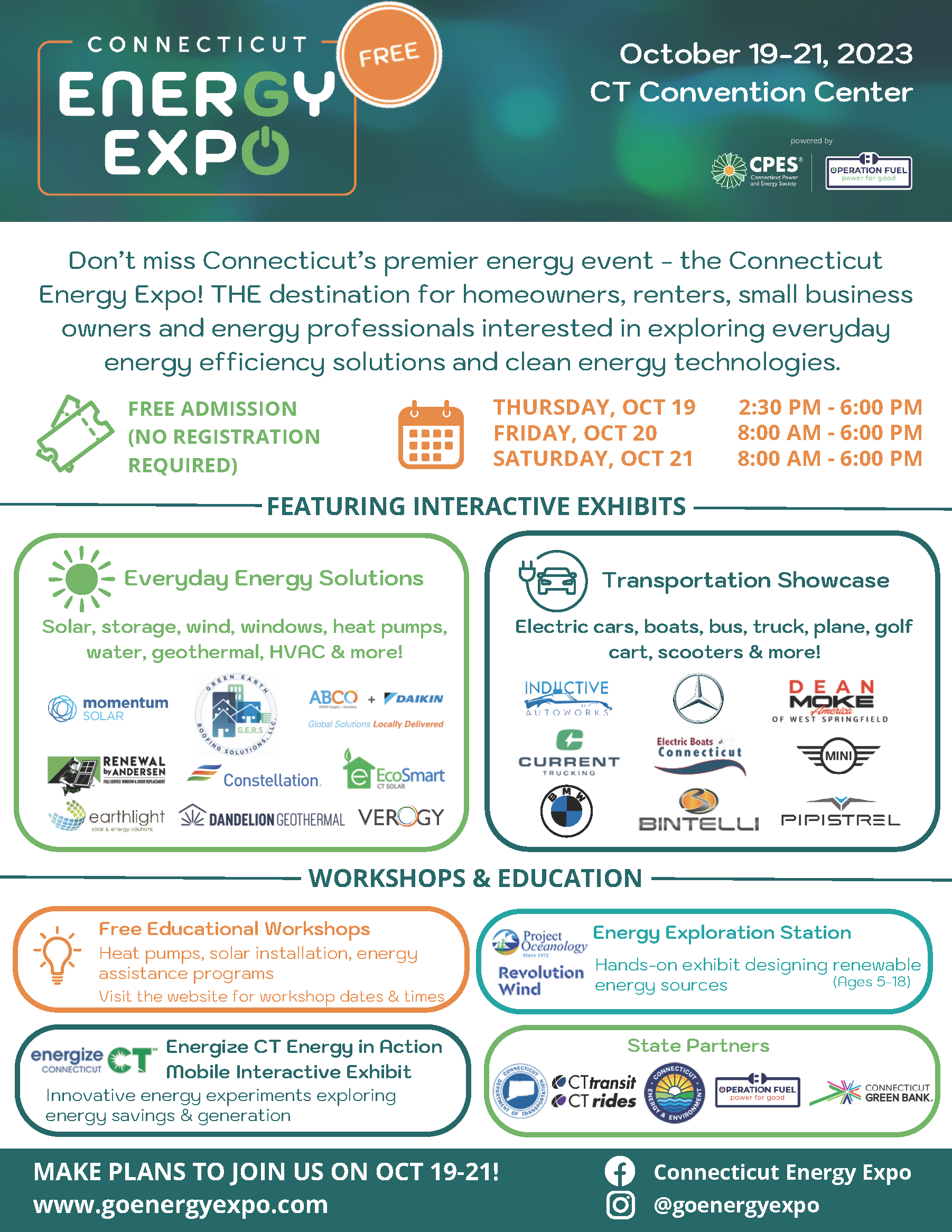 2023 Energy Expo Flyer