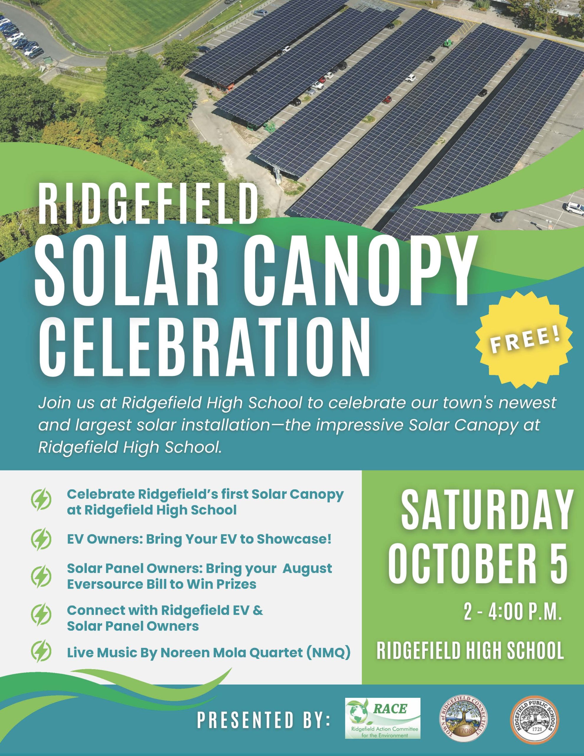 Ridgefield High School Solar Canopy Celebration