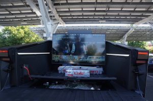 Cybertruck in Full Tailgate Mode