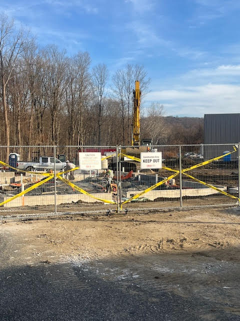 Construction at NEVI site New Milford