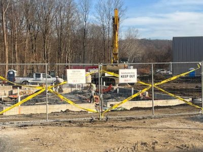 Construction at NEVI site New Milford