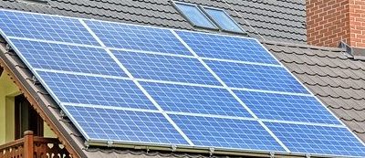 solar panels cropped roof