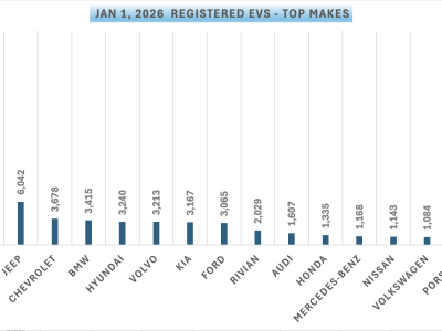 EV Registrations Jan 2026 Top Makes